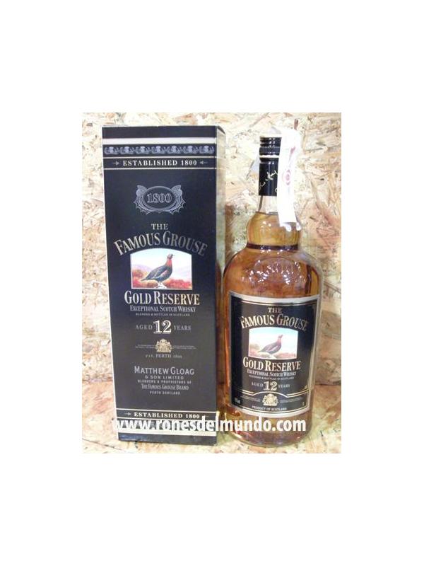 WHISKY THE FOMOUS GROUSE GLOD RESERVA 12 AOS